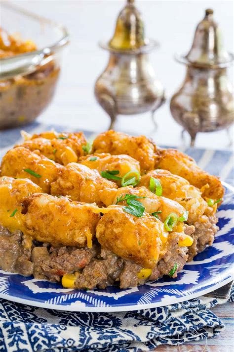 Tater Tot Cowboy Casserole Cupcakes And Kale Chips