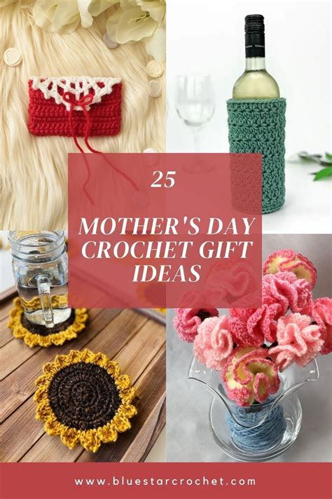 Mother S Day Crochet Gift Ideas With Flowers And Wine Bottles In The