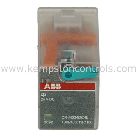 ABB 1SVR405613R1100 ABB CR M024DC4L PLUGGABLE INTERFACE RELAY 4 POLE C