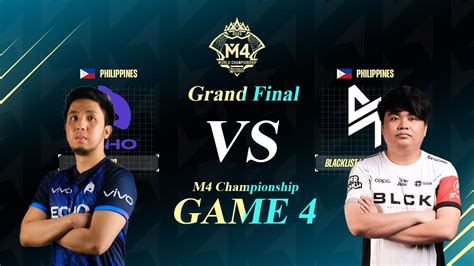 GAME 4 BLACKLIST Vs ECHO GRAND FINAL M4 CHAMPIONSHIP YouTube