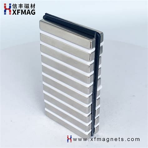 Block Permanent Sintered Neodymium Block With Ni Cu Ni Coating Magnet