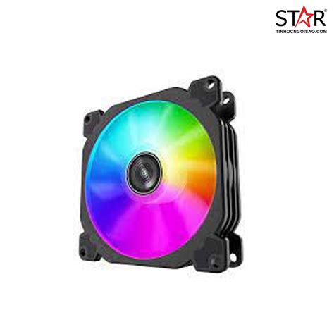 Fan Case Led RGB CoolMoon K8 Tự Động Đổi Màu Không Cần Hub