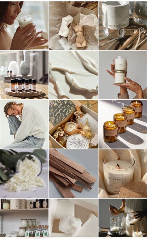 The Collage Shows Many Different Types Of Candles And Other Things That