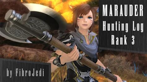 FFXIV Marauder Hunting Log Rank 3 | All Targets with Maps