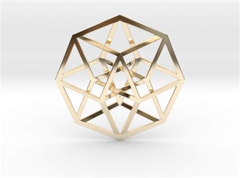 4d Hypercube Tesseract 25 By Daviddiamondheart On Shapeways