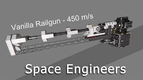 Testing Out My New Clang Fueled Piston Gun Space Engineers Youtube