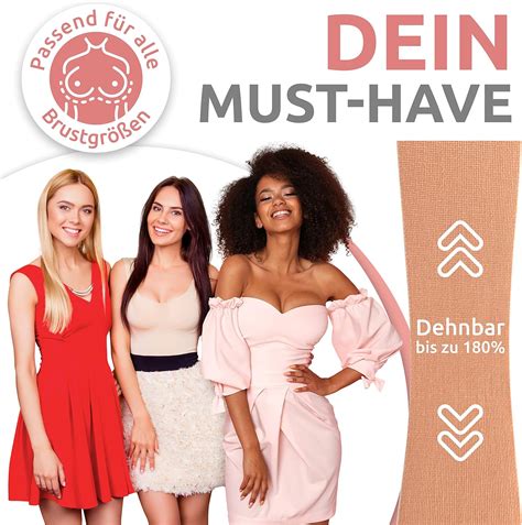 Mortys Brust Tape Set für rückenfreie Kleider Boob Tape Klebe BH Push up 5 cm x 5 m