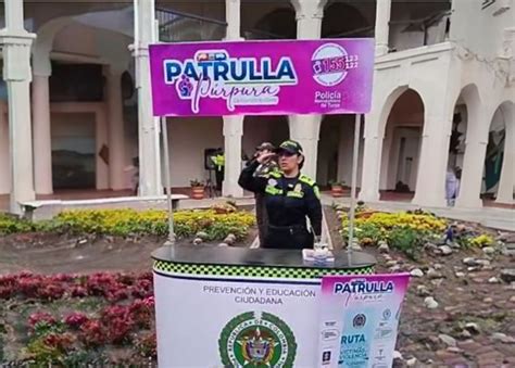 La Patrulla Púrpura para protección