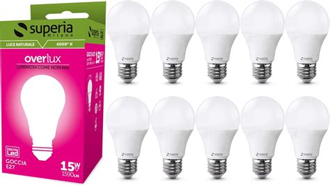 Extrastar Lampadina Led E W Equivalenti A W K Lumen