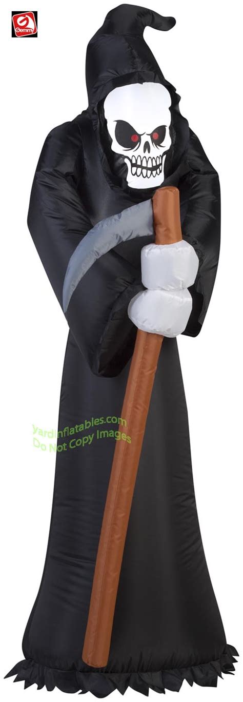 Gemmy Airblown Inflatable Grim Reaper W Sickle