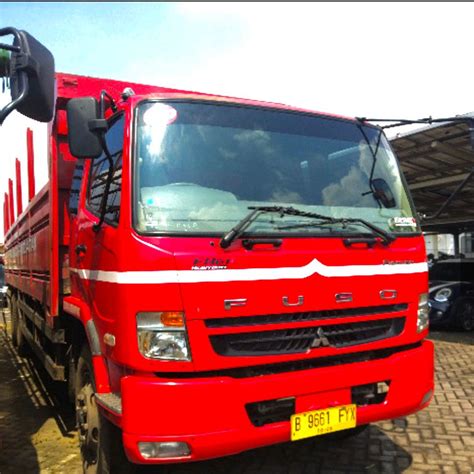 Mitsubishi Fuso Tronton X Fn Fl Hd Bak Besi Kargo Triway