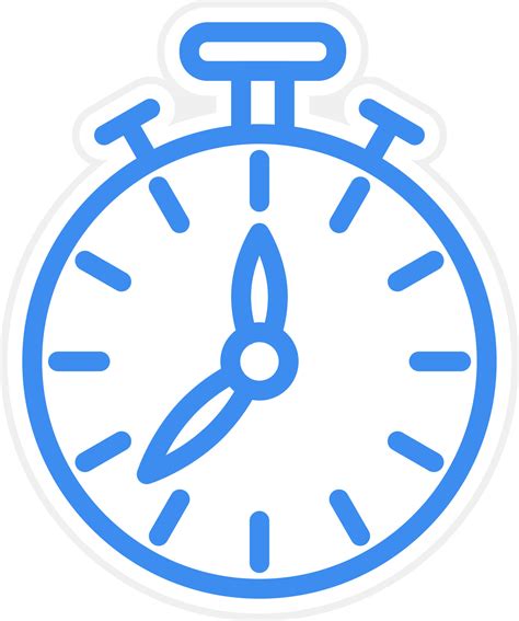 Stopwatch Icon Style 13400913 Vector Art at Vecteezy