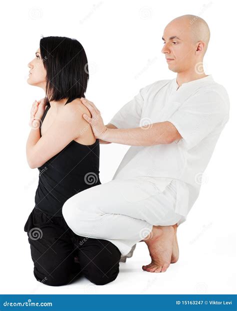 Therapist Thai Masssage Stock Image Image Of Male Brunette 15163247