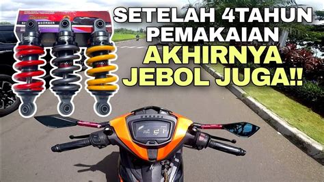 AKIBAT TERLALU NAFSU SHOCKBREAKER MX KING JEBOL PARAH YouTube