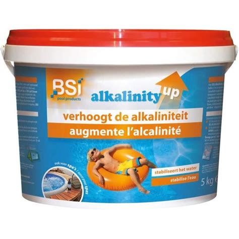 Bsi Nettoyant Pour Piscines Alkalinity Up Kg Bleu Blanc Cdiscount