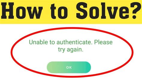 Fix Unable To Authenticate Please Try Again Error On Pokemon Go 2020