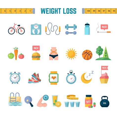 Premium Vector | Effective lose weight infographic various ways to lose