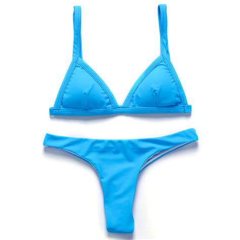 Sky Blue Bikini Set Blue Women S Swimwear Hot Sex Picture