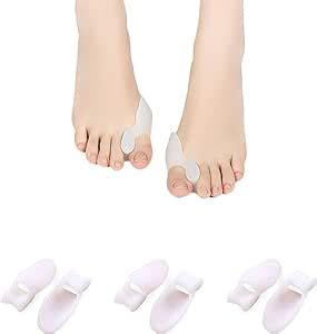 Pedimend Silicone Gel Toe Separators Bunion Protector Cushion 3PAIR