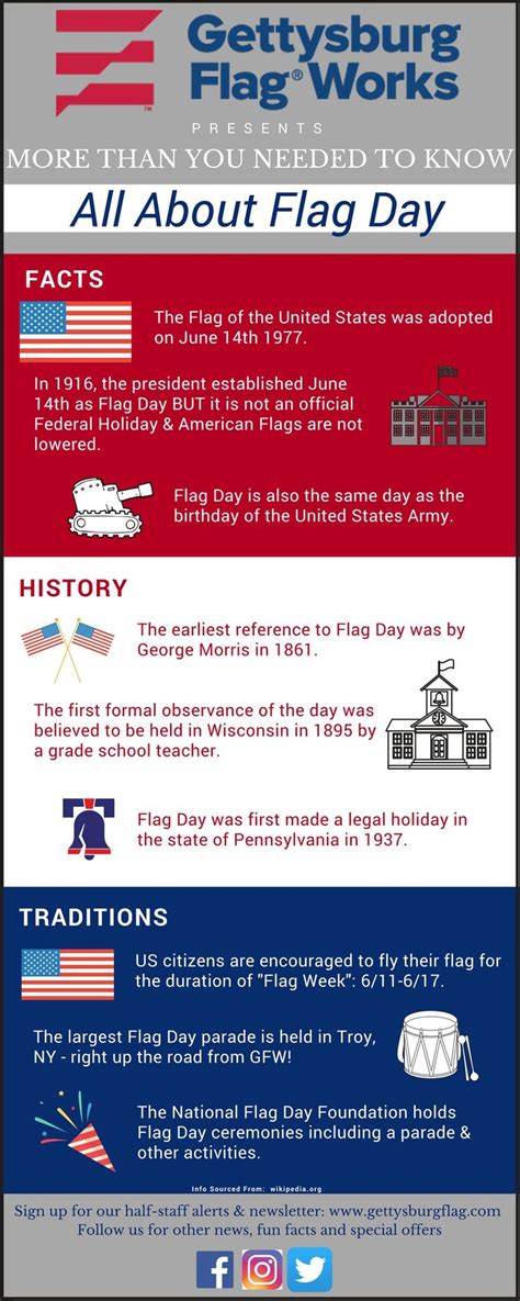 Flag Day Infographic