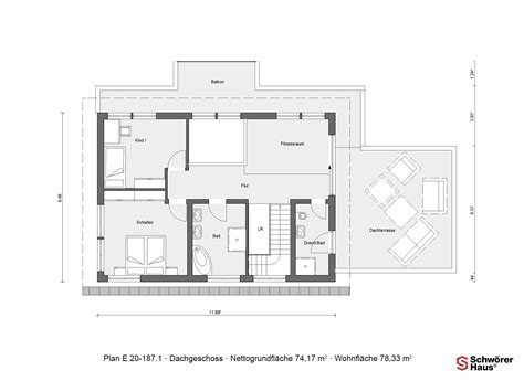 Maison à toit à une pente moderne SchwörerHaus