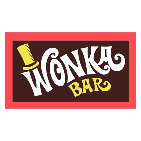 Wonka Chocolate Bar Sticker - Sticker Mania