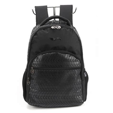 Mochila Escolar De Costas Hot Wheels Estampa Efeito De Pneu Shopee Brasil