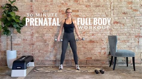 Minute Prenatal Full Body Strength Workout Tri Sets All