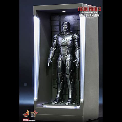 Hot Toys Iron Man 3 Iron Man Hall Of Armor Miniature Collectible