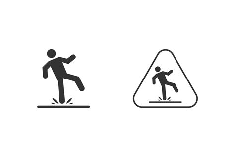 Wet Floor Icon Sign Vector Design Vector Art At Vecteezy