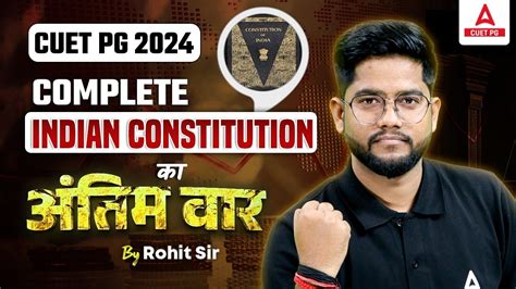 Complete Indian Constitution For Cuet Pg 2024 Economics Maha Revision