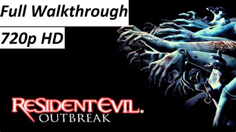 Resident Evil Outbreak File Walkthrough Complete Game Hd Youtube