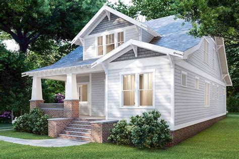 Timeless Bungalow Plan With Screened Porch And Home Office Ph