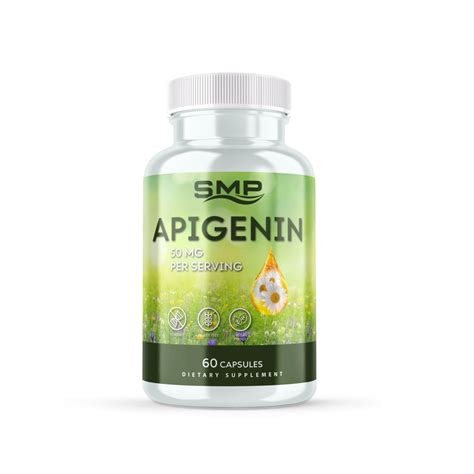 Private Label Apigenin Supplement 50mg Per Vegetable Capsule