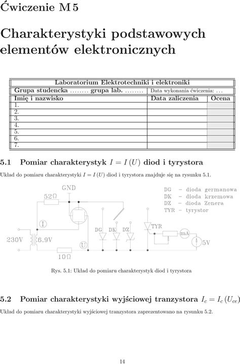 Pomiary W Obwodach Pr Du Sta Ego Pdf Darmowe Pobieranie