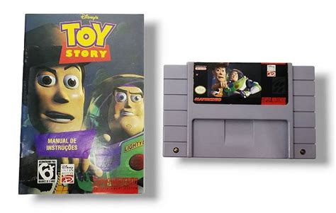 Jogo Toy Story Original SNES Sebo Dos Games Games Antigos E