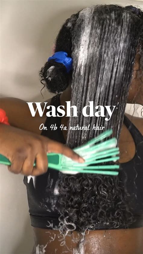 Wash Day Routine On A B Natural Hair Natural Hair Styles Natural