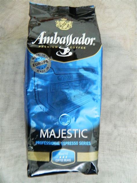 Кофе Амбассадор (в зернах, молотый), продукция бренда Ambassador