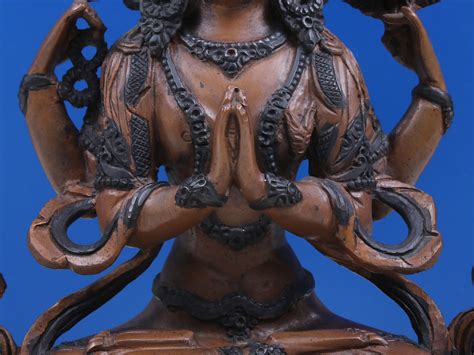 8 Tibetan Buddhist Deity Chenrezig Four Armed Avalokiteshvara In