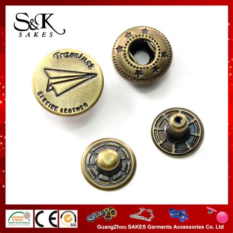 Anti Brass Color Metal Brass Quality Snap Button For Garments China