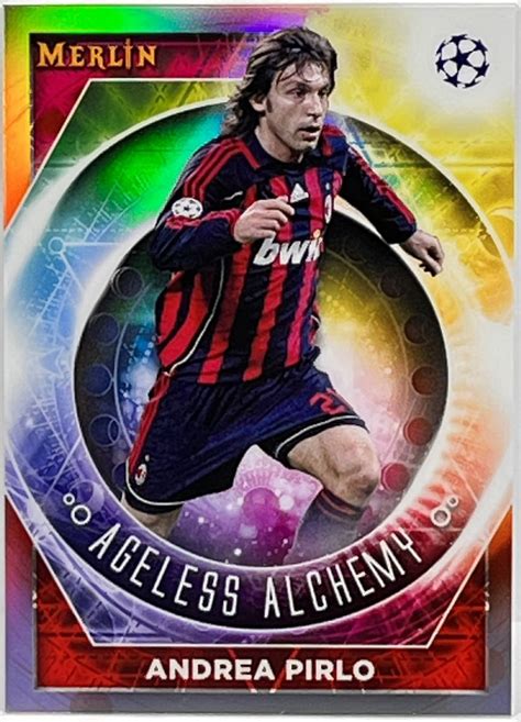 代購代標第一品牌樂淘letaoピルロ Andrea Pirlo2022 23 Topps Merlin Chrome UEFA