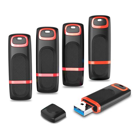 KOOTION 128 GB USB 3 0 Flash Drive 5 Pack Memory Stick Thumb Drive