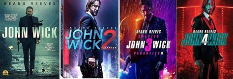 Keanu Reeves John Wick Complete Movies Series Chapter Action