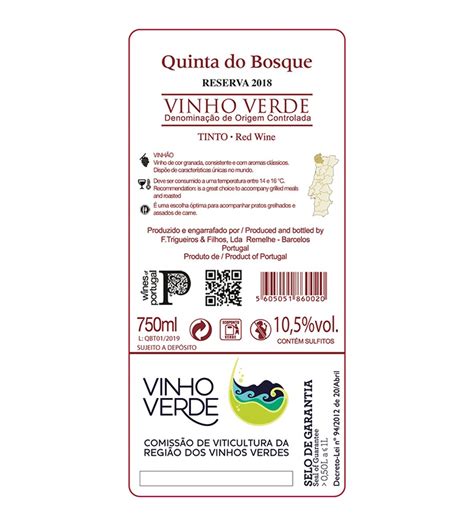 2018 Quinta Do Bosque Reserva Tinto EVP