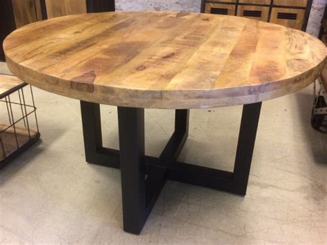 Ronde Eettafel Mangohout Cm Ronde Eettafels Tafels Het