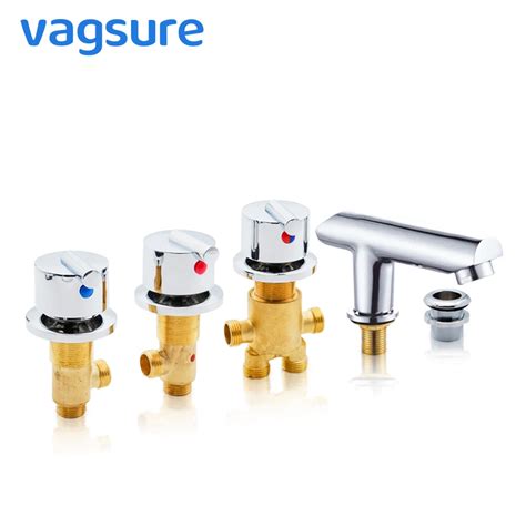 Vagsure 1Set Hot And Cold Water Copper Massage Bathtub Faucet Bathroom Shower Cabin Faucet Mixer