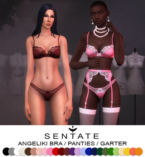 Angeliki Underwear Set The Sims 4 Create A Sim Curseforge