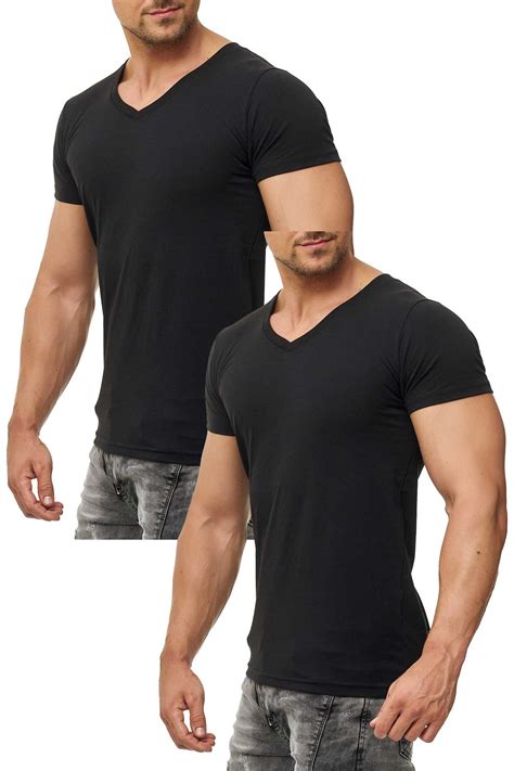 Paket Herren T Shirt Mit V Ausschnitt V Neck