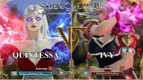 SoulCalibur VI Amesang Quintessa VS Anubis2324 Ivy Xbox Series