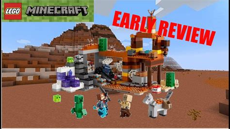 LEGO Minecraft 21263 The Badlands Mineshaft Review YouTube